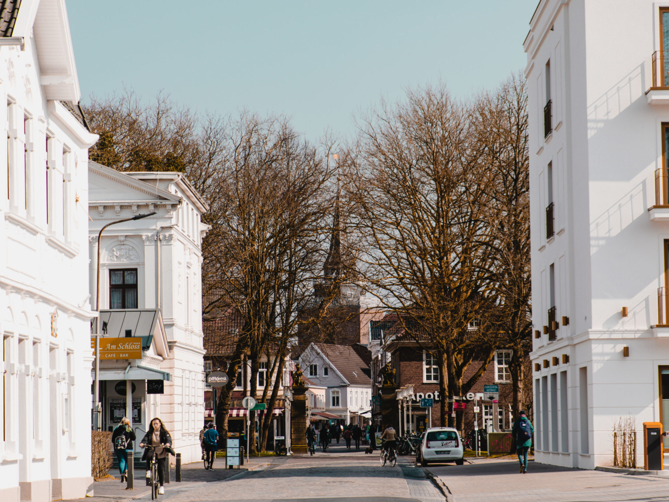 Blick in die Fußgängerzone